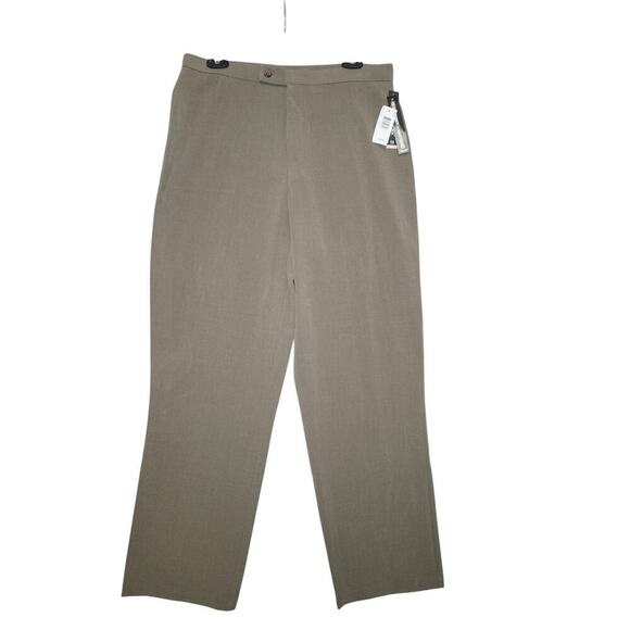 Briggs New York Taupe Stretch Waistband Dress Pants – Size 12 - Picture 1 of 6